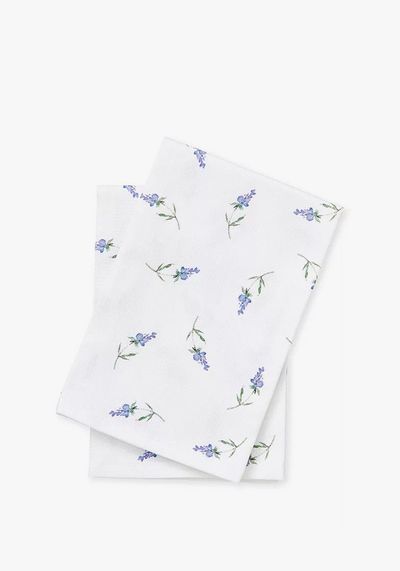 Lavandula Cotton Napkins, Set of 2 from Sophie Conran for Portmeirion 