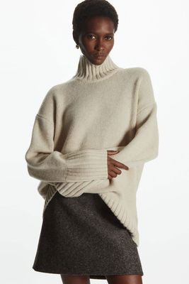 Funnel-Neck Pure Cashmere Jumper  from COS