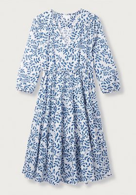 Cotton Tiered Printed Dress from The White Company