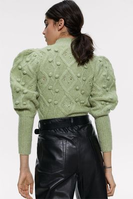 Embroidered Ball Sweater from Zara