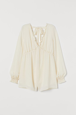 Frill-Trimmed Playsuit from H&M