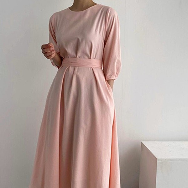 Cotton Wrap Dress