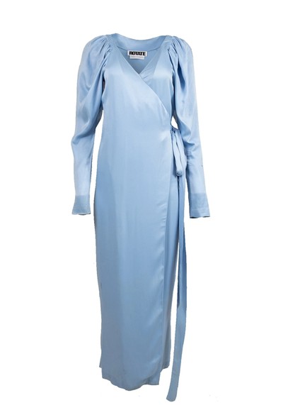 Satin Wrap Maxi Dress from Birger Christensen