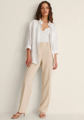Mid Rise Suit Pants from NA-KD