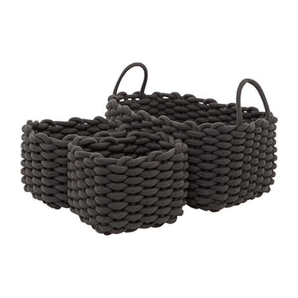 Rope Storage Basket Set of 3 from Gray & Willow