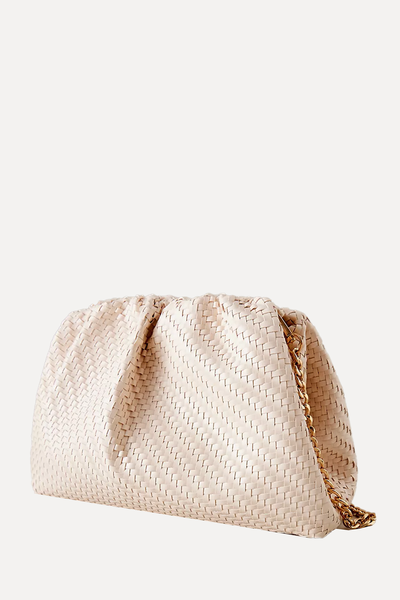 The Frankie Faux-Leather Clutch Bag from Anthropologie