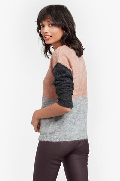 Lurex Colourblock Jumper