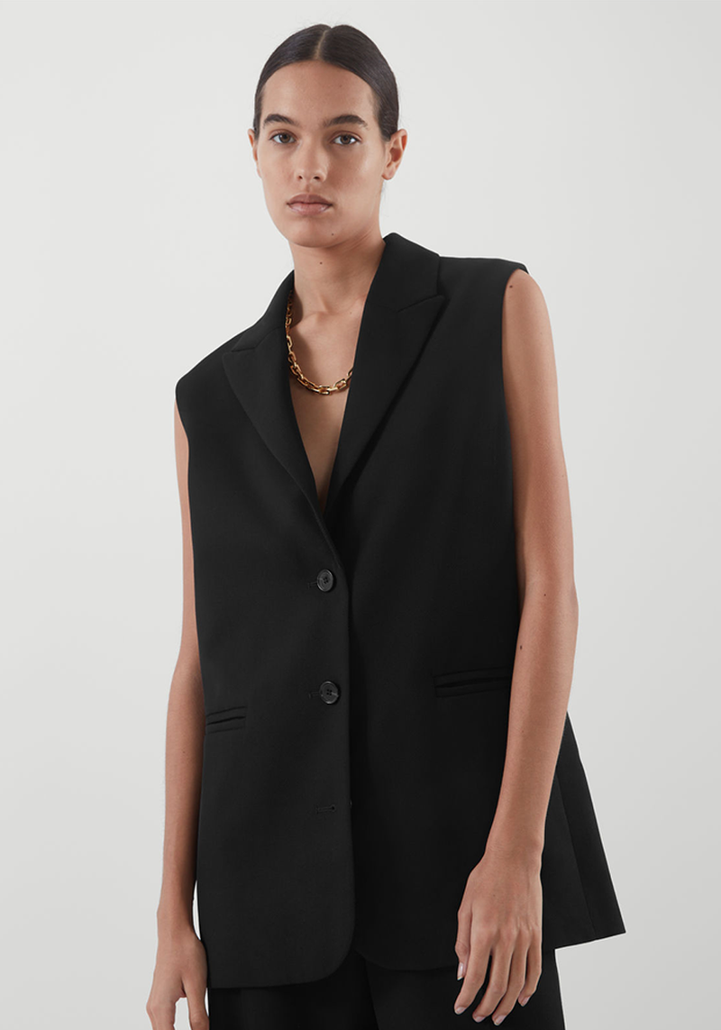 Sleeveless Wool Blazer from COS