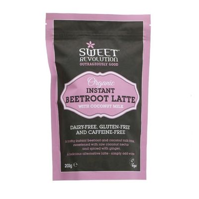 Organic Instant Beetroot Latte With Ginger from Sweet Revolution