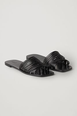 Strappy Leather Mules from COS