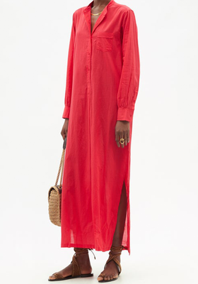 Sandra Galabeya Cotton-Voile Shirt Dress from Nili Lotan 