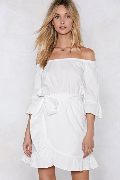 Break It Down Off- The- Shoulder Dress