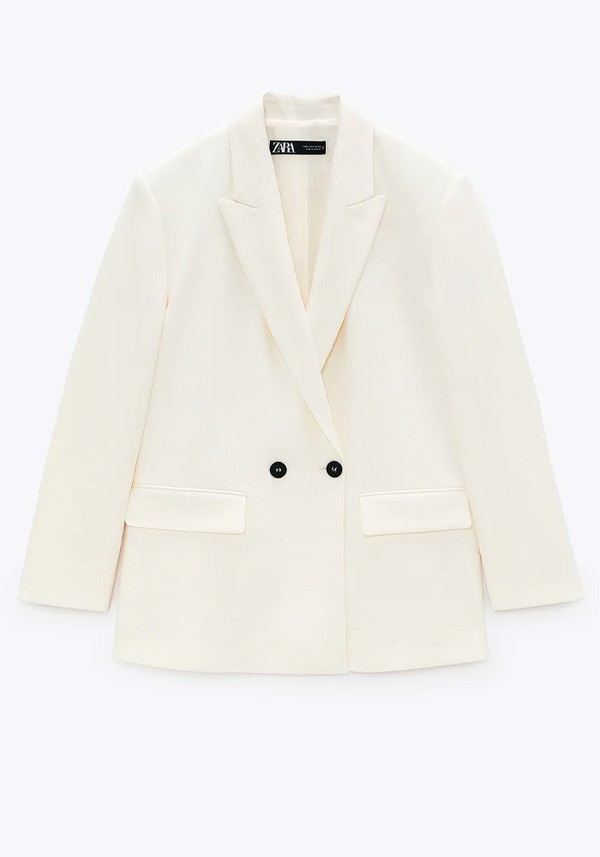 Double-Breasted Oversized Blazer from Zara