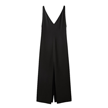 Long V-Neck Dress, £129 | Massimo Dutti