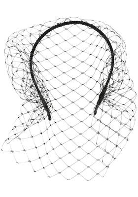Headband with Black Veil Hair Hoop from Lurrose