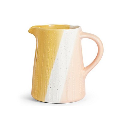  Block Stripe Ceramic Jug