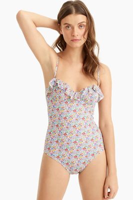 Underwire One-Piece Swimsuit In Liberty Favorite Flowers