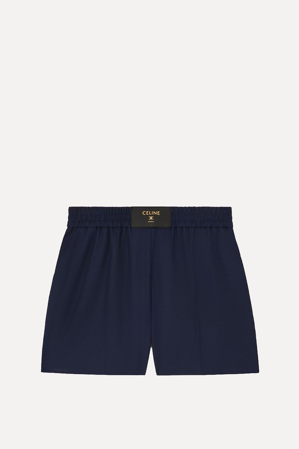 Wool Twill Shorts