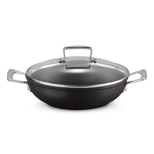 Toughened Non-Stick Shallow Casserole With Glass Lid