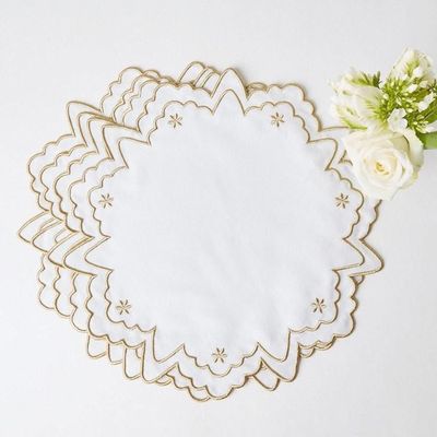 Gold Snowflake Placemats Set Of 4 from Mrs Alice
