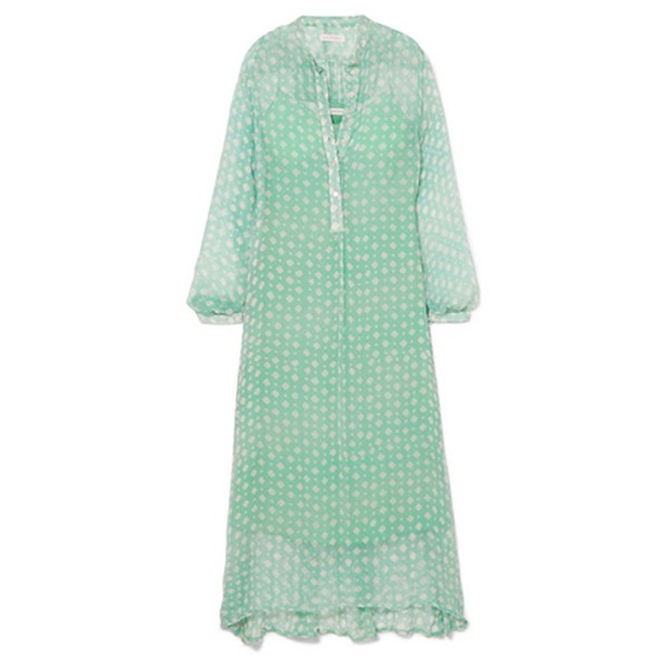 Andrea Printed Silk-Crepon Tunic