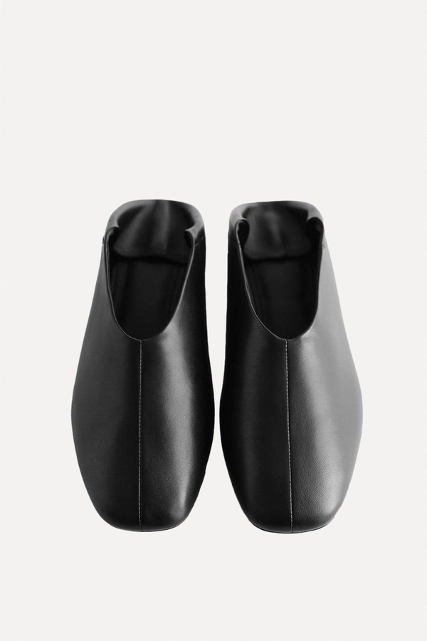 Leather Ballet Flats