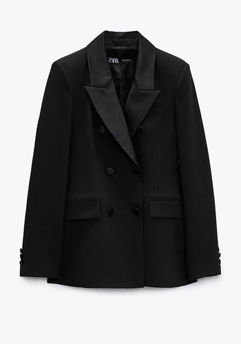 Double Breasted Dinner Jacket from Zara