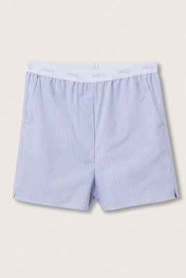 Cotton Striped Shorts- Can't find from Mango