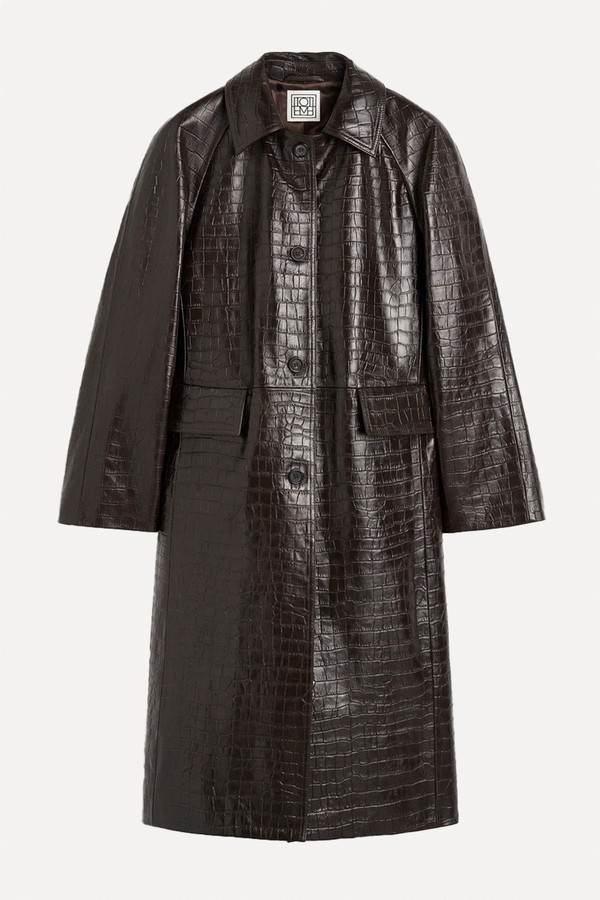 Raglan-Sleeve Coat from Toteme