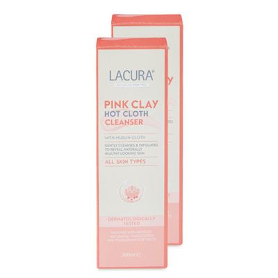 Pink Clay Hot Cloth Cleanser 2 Pack from Lacura