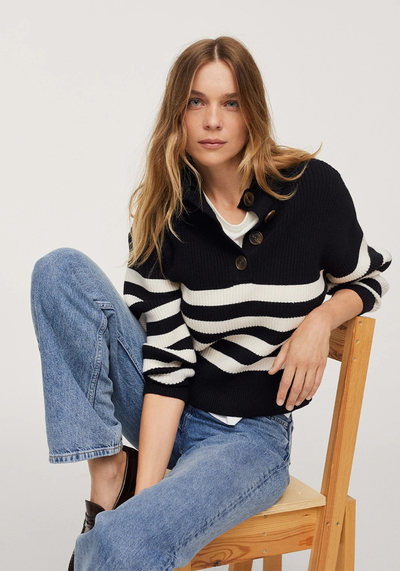 Striped Knit Sweater, £35.99 | Mango