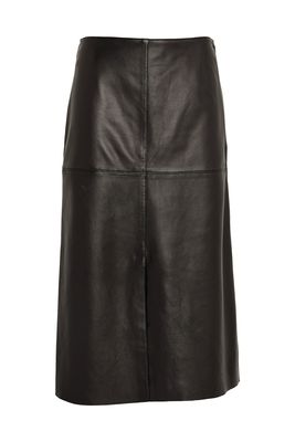 Leather Sidena Midi Skirt from Joseph