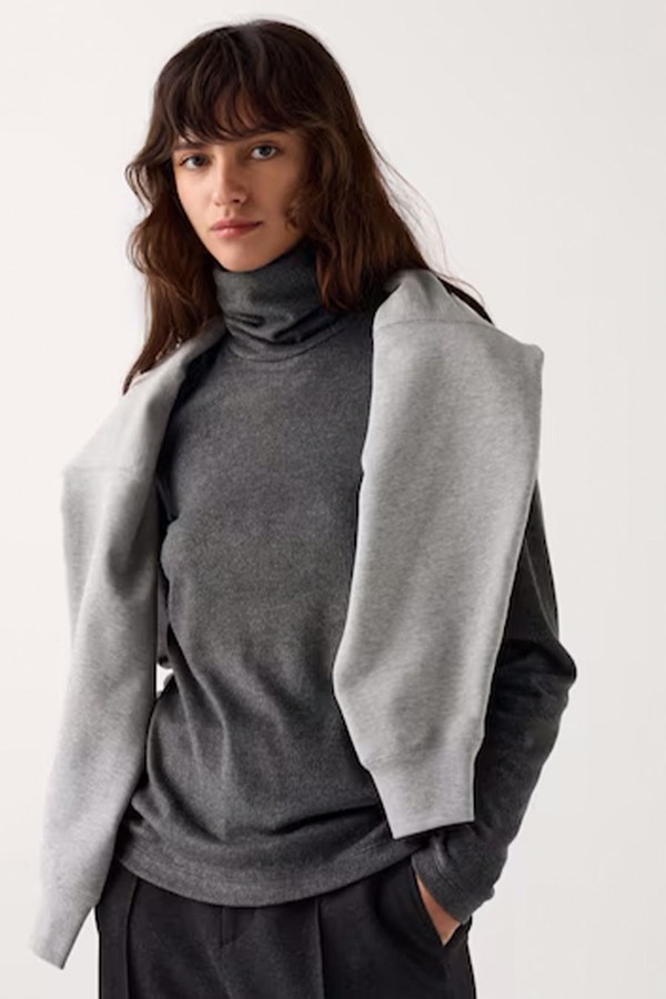 HEATTECH Fleece Turtleneck Long Sleeved Thermal Top from Uniqlo