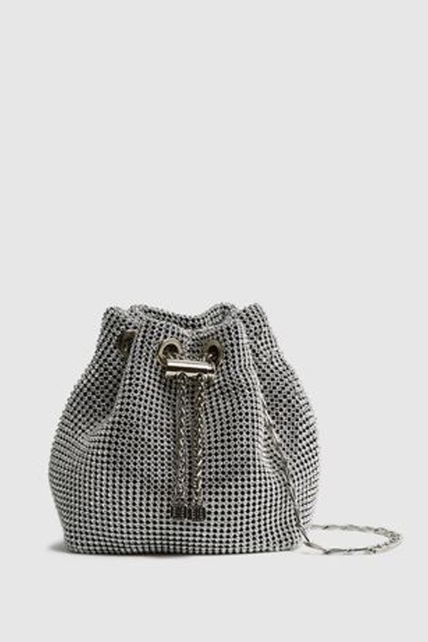 Demi Crystal Mini Bucket Bag 