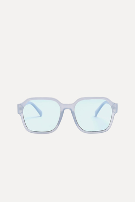 Blue Oversized Sunglasses from  River Island