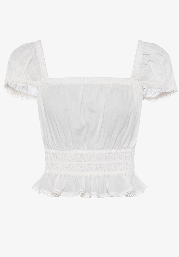 Almo Cotton Square Neck Top