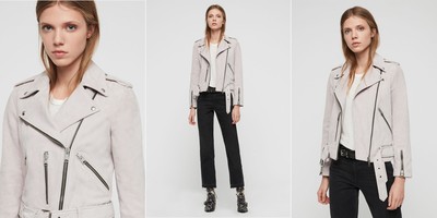 Suede Balfern Biker Jacket, £318