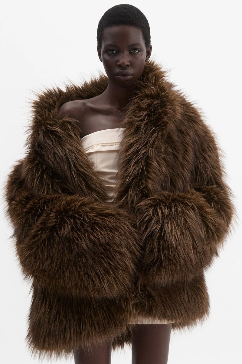 Oversized Faux Fur Jacket from Magda Butrym 