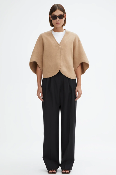 Short Wool Bea Cardigan from House Of Dagmar