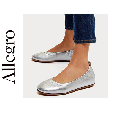 Allegro Soft Leather Ballet Pumps | £80