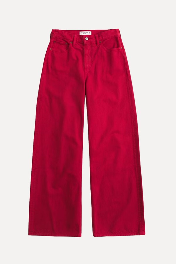 High Rise Wide Leg Jeans from Abercrombie & Fitch