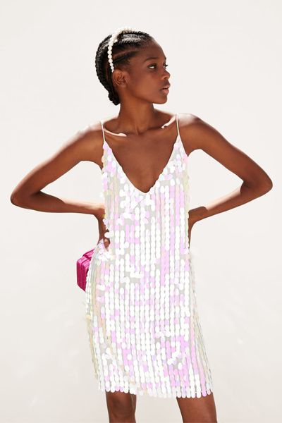 Iridescent Sequined Dress from Zara