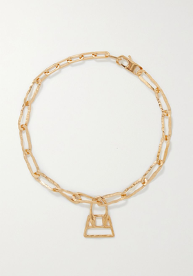 Le Chiquita Hammered Gold-Tone Necklace from Jacquemus
