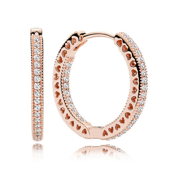 Heart Hoop Earrings from Pandora