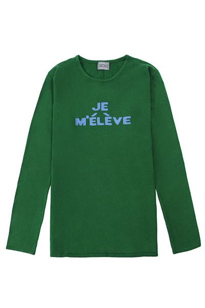 Je M'élève In Rainforest Green & Sky Blue from Orwell + Austen