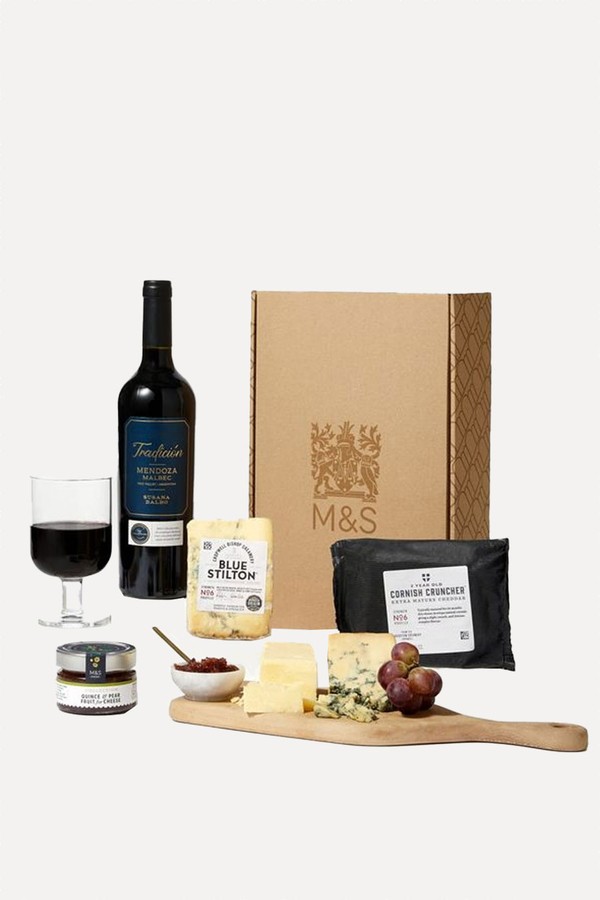 Red Wine & Cheese Gift Box from Marks & Spencer