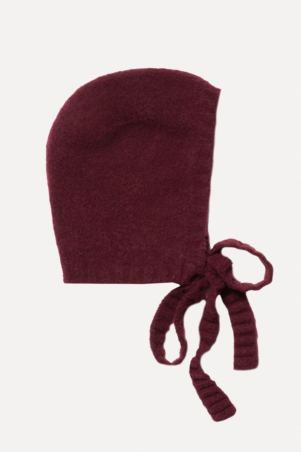 Tied Knit Bonnet from Monki
