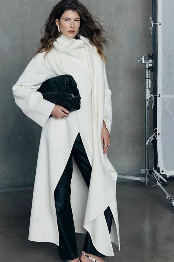 Handmade Wool Blend Coat from River Island