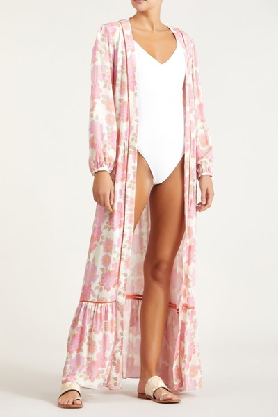 Bowie Kimono - Lotus Pink  from Paloma Blue