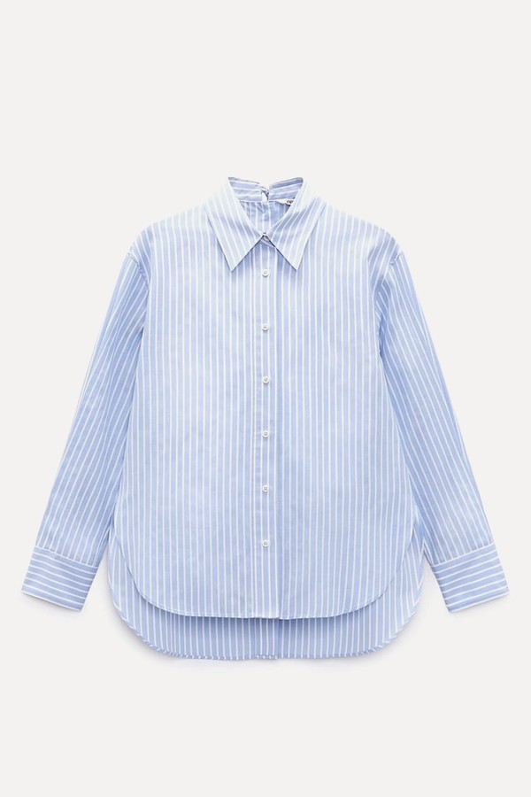 Striped Oversize Shirt from Zara